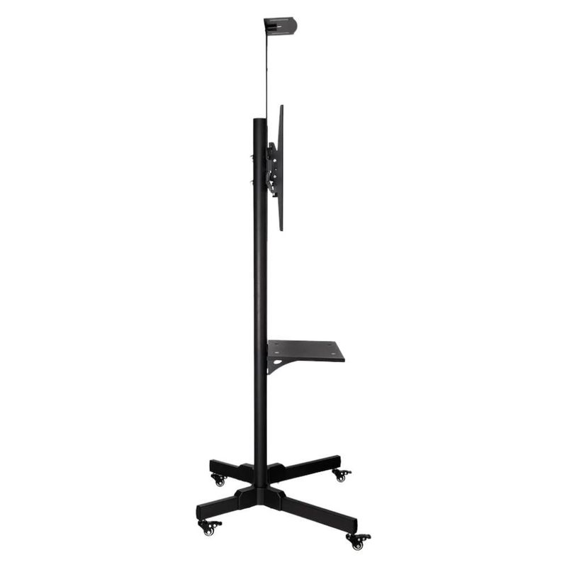 suporte de piso para tv multivisão 42" a 65" com suporte receptor preto ped-4265 (mp)