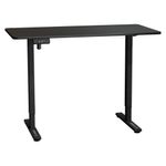 mesa elétrica com regulagem de altura fortrek lift 120x60cm preto 86969 (mp)