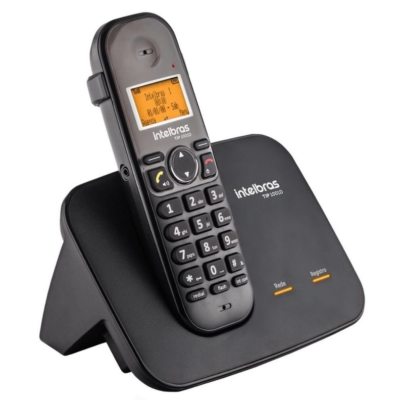 telefone sem fio intelbras tip 1001d 4061001 (mp)