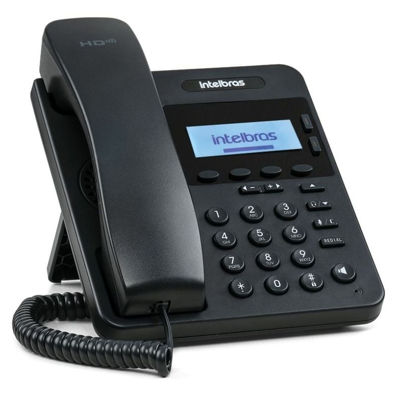 telefone ip intelbras s3002 com fio hd preto 4063002 (mp)