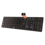 teclado slim genius slimstar ss-126 usb abnt2 preto 31310017423 (mp)