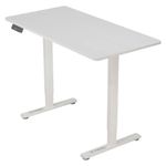 mesa elétrica com regulagem de altura fortrek lift 120x60cm branco 86968 (mp)