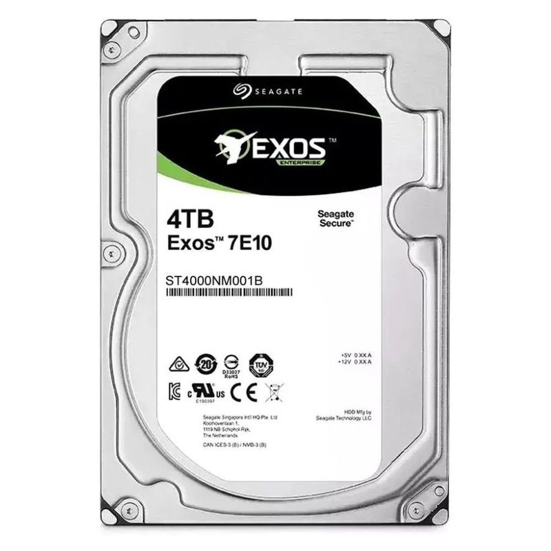 hd para servidor seagate exos 7e10 4tb sas 7200rpm st4000nm001b (mp)