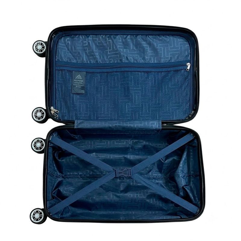 mala de viagem maxlog 56x36x23cm com cadeado grafite (mp)