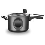 panela pressão mta 4,5l com duplo visor grafite 6038