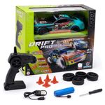 carrinho de controle remoto polibrinq 4wd bateria recarregável drift pro car210 sortido