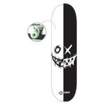 skate semi profissional cks ox shape 9 lâminas 100kg yk-ox