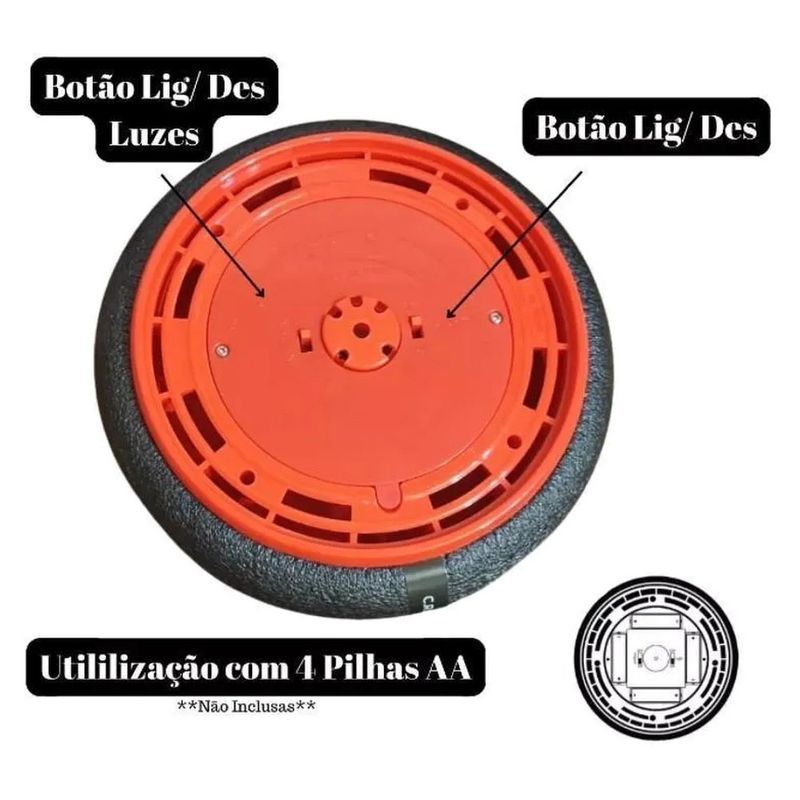 hover ball bola flutuante flamengo fla0002