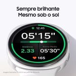 samsung galaxy watch8 smartwatch 44mm bt galaxy ai tela em cristal de safira gps de dupla frequência monitoramento avançado