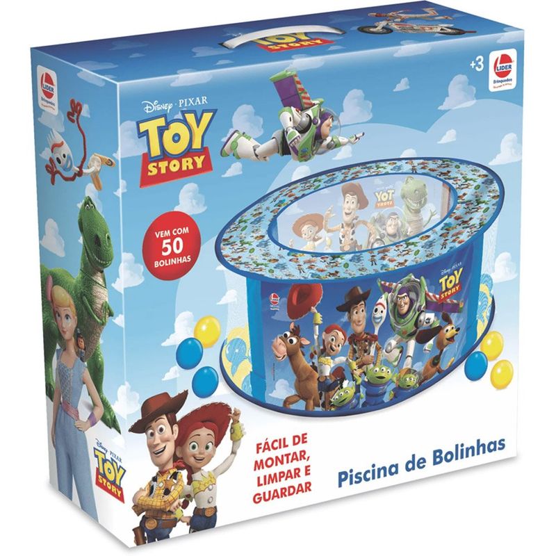 piscina de bolinha toy story líder 3887