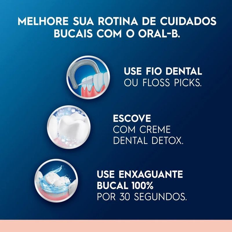 escova de dentes oral-b iconic ultra macia 3 unidades