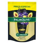 sabonete líquido corporal palmolive luminous oils abacate e iris refill 200ml