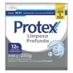 sabonete em barra protex limpeza profunda 3 unidades