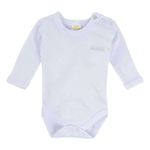 conjunto para bebê puro carinho g body branco (mp)