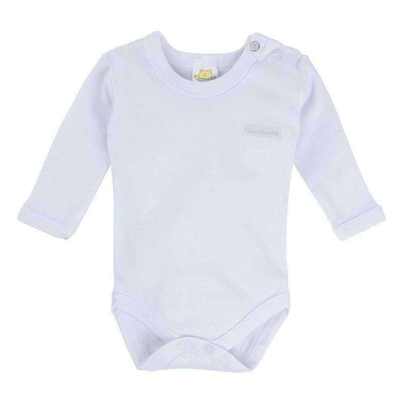 conjunto para bebê puro carinho g body branco (mp)