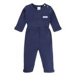 conjunto para bebê puro carinho g body azul marinho (mp)