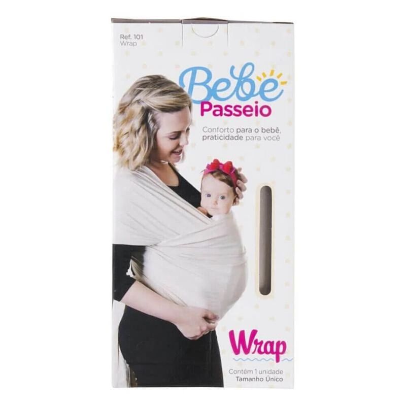 canguru para bebê wrap passeio magenta (mp)