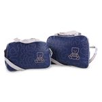 bolsa maternidade mave 2 peças azul marinho (mp)