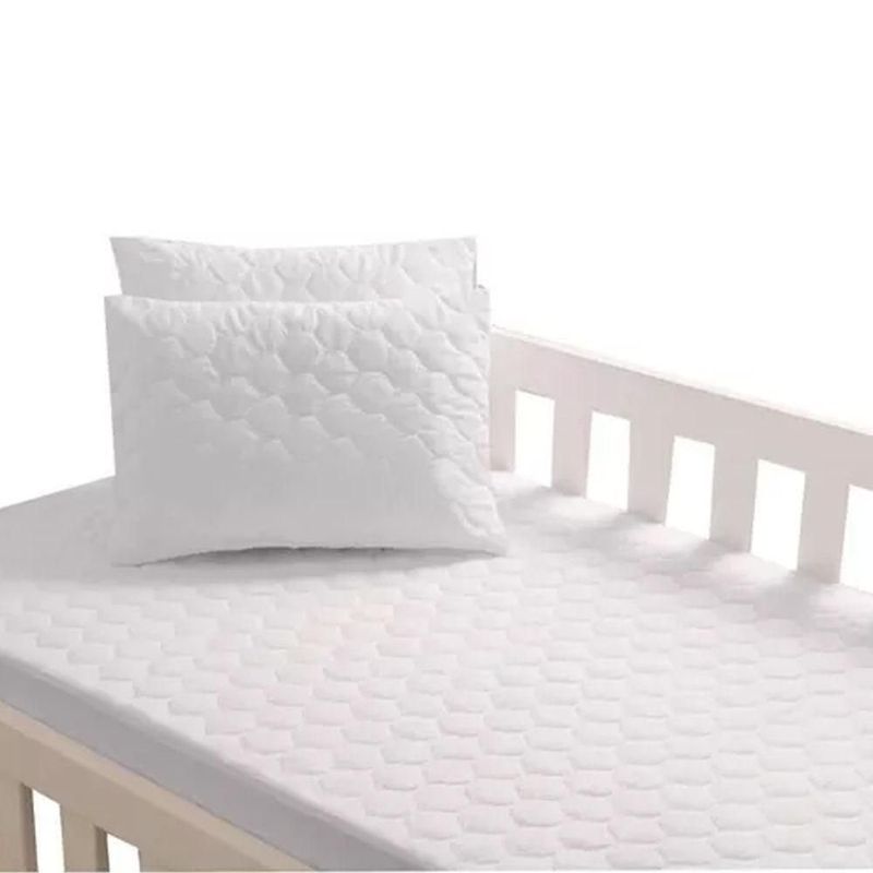 protetor de berço sul brasil matelada branco 130x70x15cm (mp)