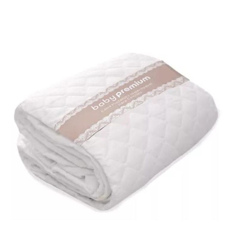 protetor de berço sul brasil matelada branco 130x70x15cm (mp)