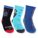 kit meia infantil selene 3 pares nº 25-28 colorido (mp)
