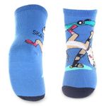 kit meia infantil selene 3 pares nº 25-28 azul marinho (mp)