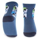 kit meia infantil selene 3 pares nº 25-28 azul marinho (mp)