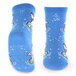 kit meia infantil selene 3 pares nº 25-28 azul marinho (mp)