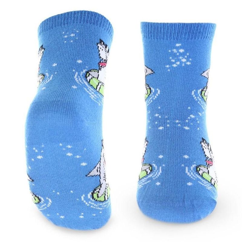kit meia infantil selene 3 pares nº 25-28 azul marinho (mp)