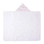 toalha de banho karinho com capuz borboleta rosa (mp)