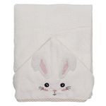 toalha de banho baby joy com capuz coelho bege (mp)