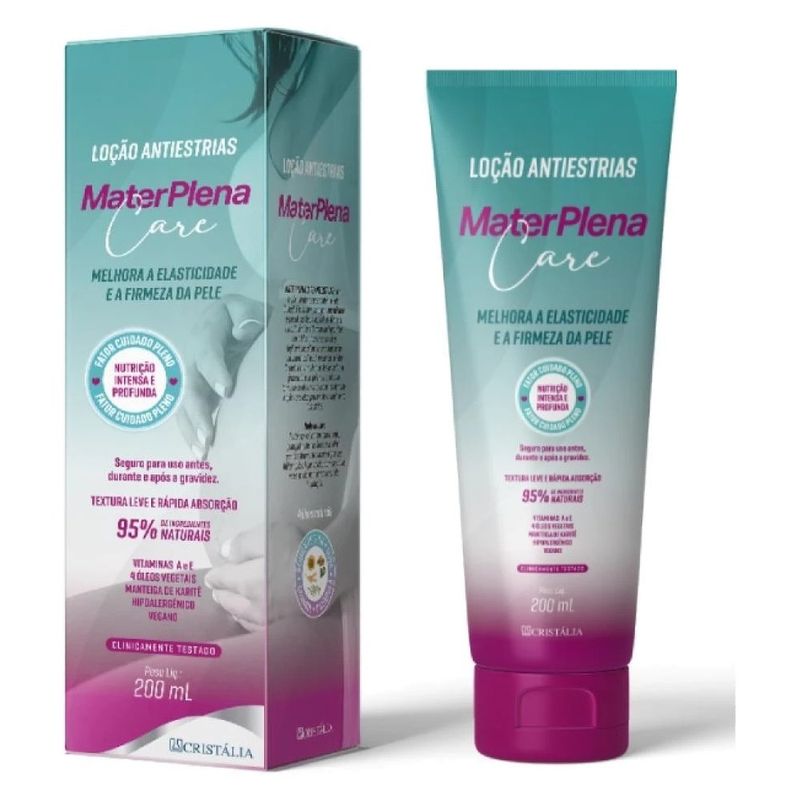 loção antiestrias materplena care 200ml