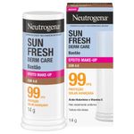 protetor solar neutrogena sun fresh derm care bastão efeito make-up fps 99 cor 4.0 14g