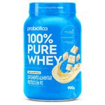 whey protein concentrado 100% pure whey probiótica sabor chocolate branco 900g