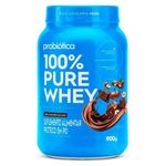whey protein concentrado 100% pure whey probiótica sabor chocolate com avelã 900g