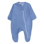 macacão longo rn klub kids azul jeans (mp)