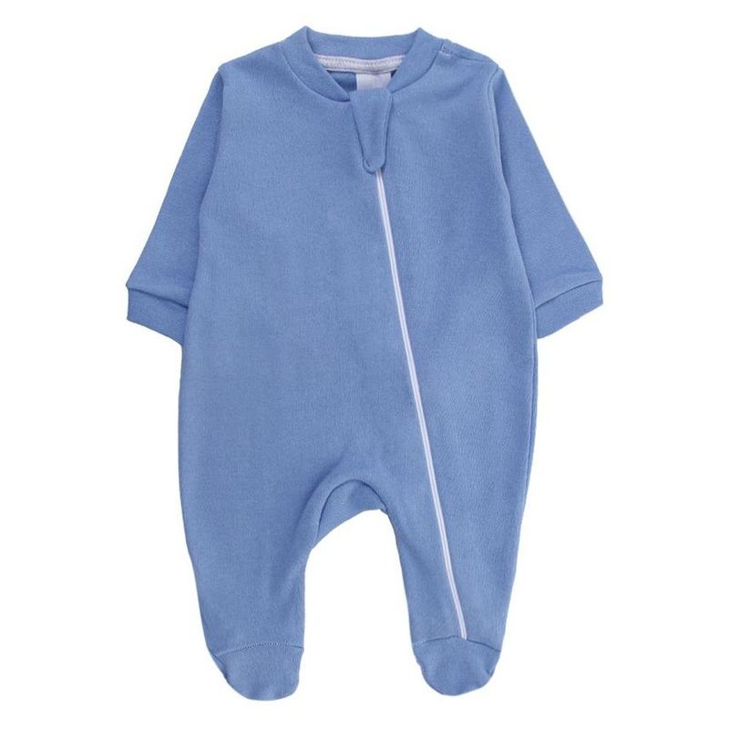 macacão longo rn klub kids azul jeans (mp)
