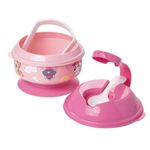 pote papinha plasutil com colher patrulha canina rosa (mp)