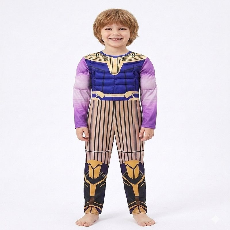 fantasia infantil generic thanos com enchimento no peito g (mp)