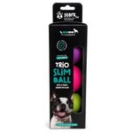 brinquedo trio slim ball stark pet 50mm porte mini sortido (mp)