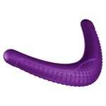 mordedor stark pet boomerang g porte médio e grande roxo neon (mp)