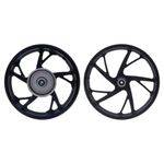 aro liga leve gear biz 125 2025 disco 5 pontas pé de galinha preto (mp)