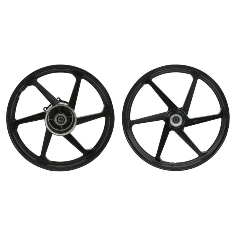 aro liga leve gear bros 125/150 2003 a 2015 esd disco 6 pontas preto (mp)