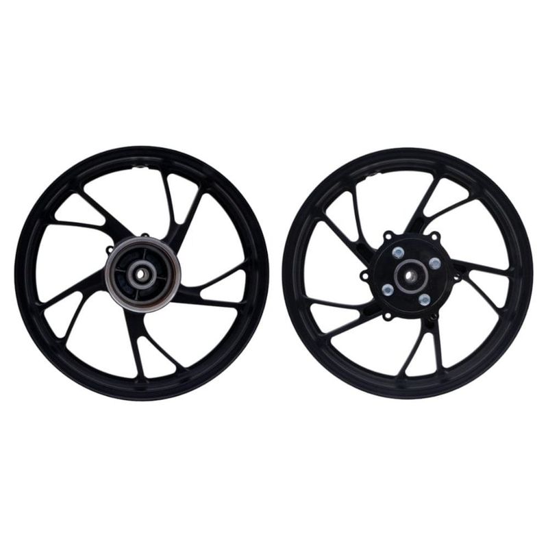 aro liga leve gear bros 125/150 2003 a 2015 ks tambor 5 pontas pé de galinha preto (mp)