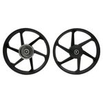aro liga leve gear fan 125 2009 a 2024 ks tambor 6 pontas preto (mp)