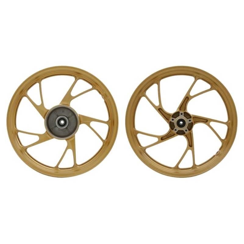 aro liga leve gear titan 150 2004 a 2013 esd disco 5 pontas pé de galinha dourado (mp)