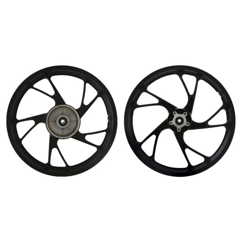 aro liga leve gear titan 150 2004 a 2013 esd disco 5 pontas pé de galinha preto (mp)