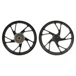 aro liga leve gear titan 160 2016 a 2025 esd disco 5 pontas pé de galinha preto (mp)