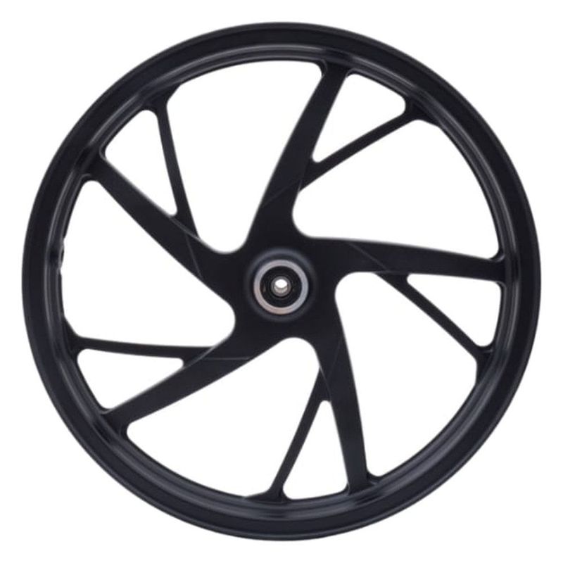 aro liga leve dianteiro gear biz 125 2025 disco 5 pontas pé de galinha preto (mp)