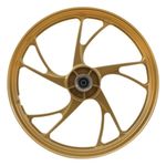 aro liga leve dianteiro gear titan 150 2004 a 2013 esd disco 5 pontas pé de galinha dourado (mp)